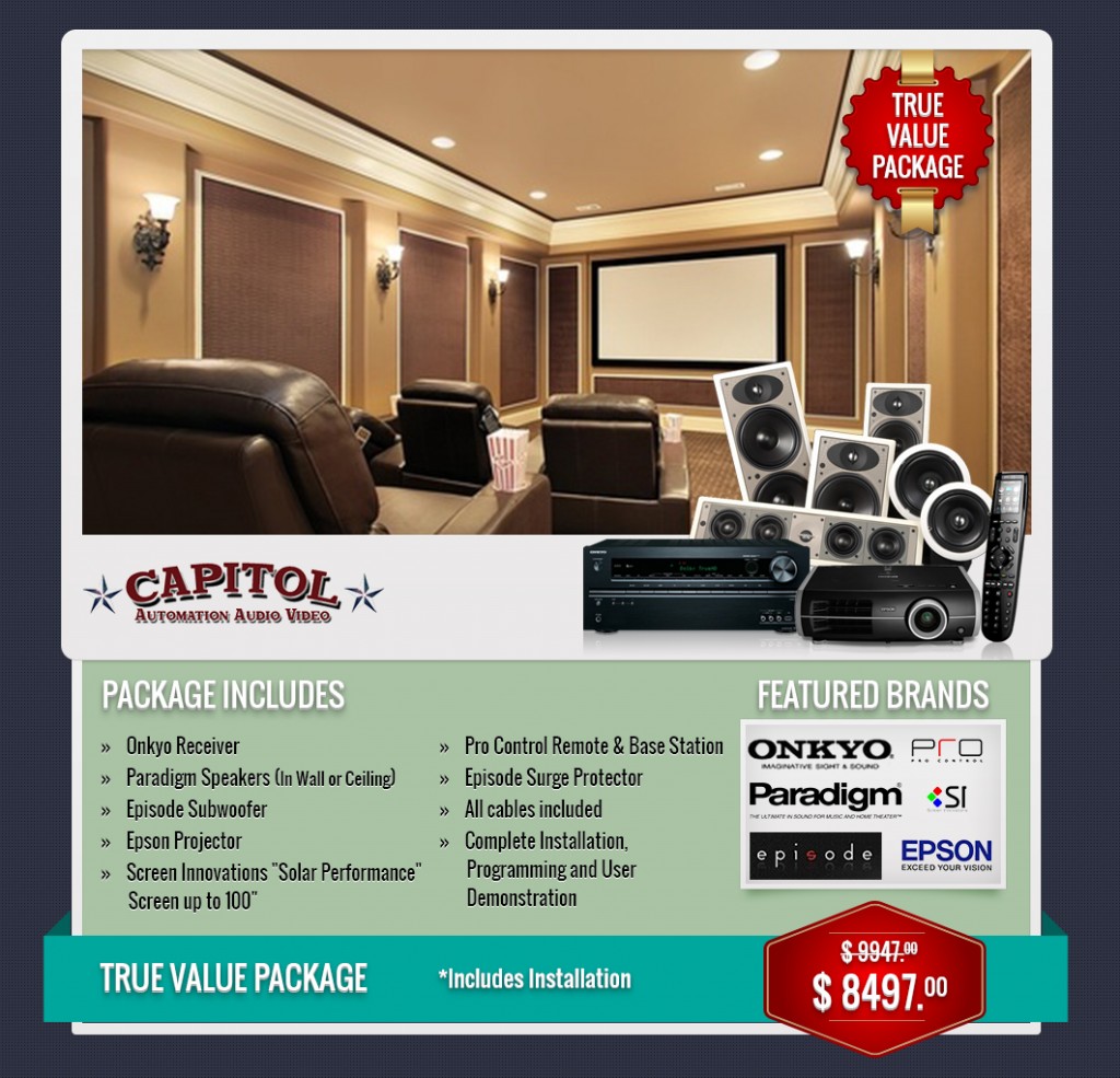 katy home theater packages discounts